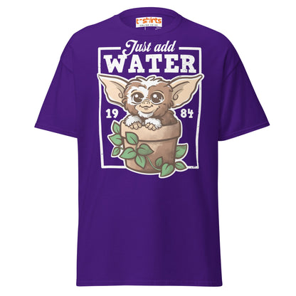 Just Add Water T-Shirt – Cute Retro Creature Tee - Purple - T-Shirts Online