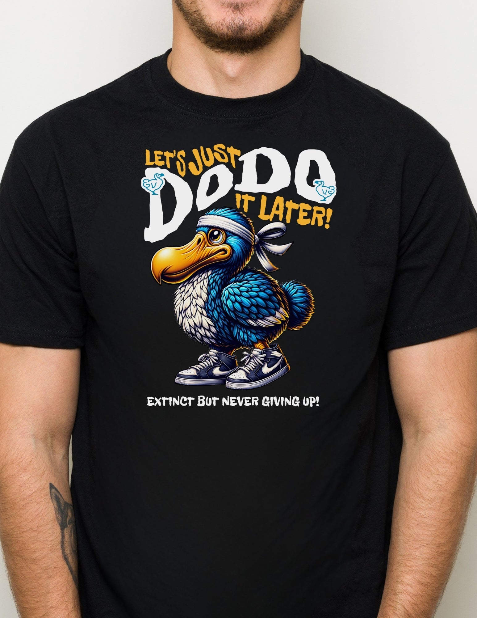Just Dodo it Later T-Shirt | Dodo T-shirt - Black - T-Shirts Online