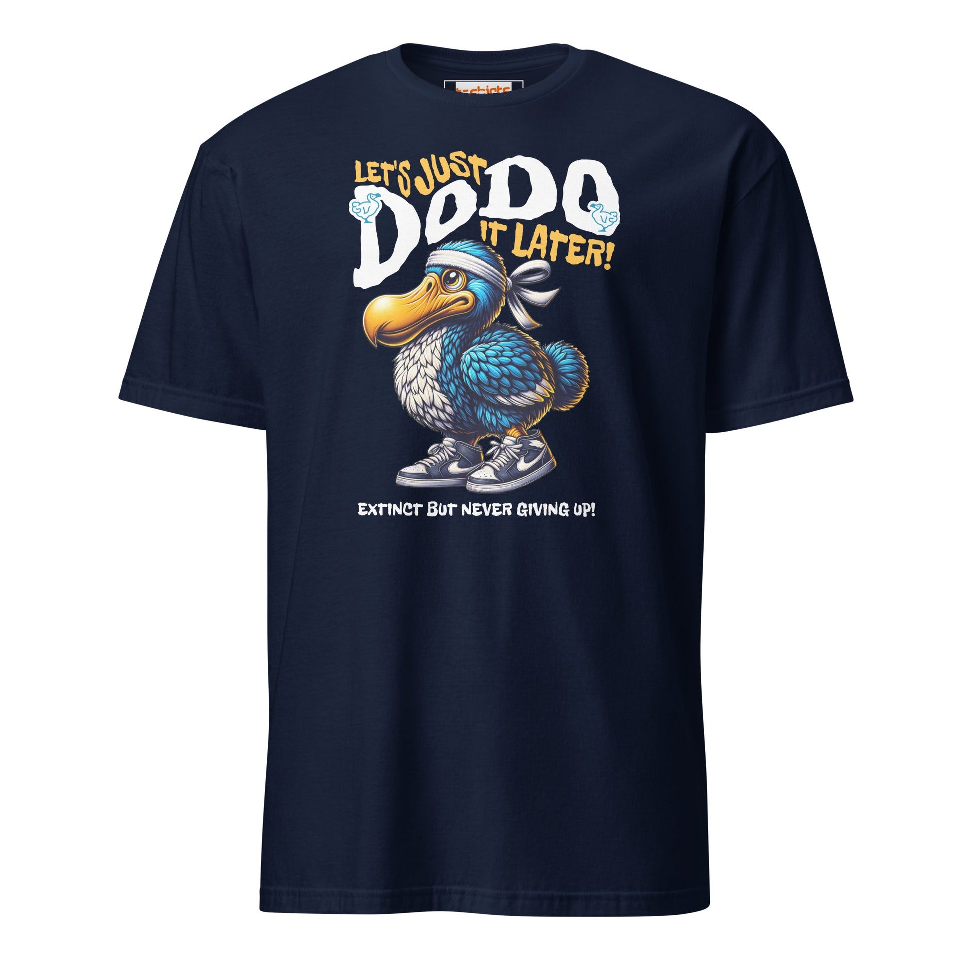Just Dodo it Later T-Shirt | Dodo T-shirt - Navy - T-Shirts Online