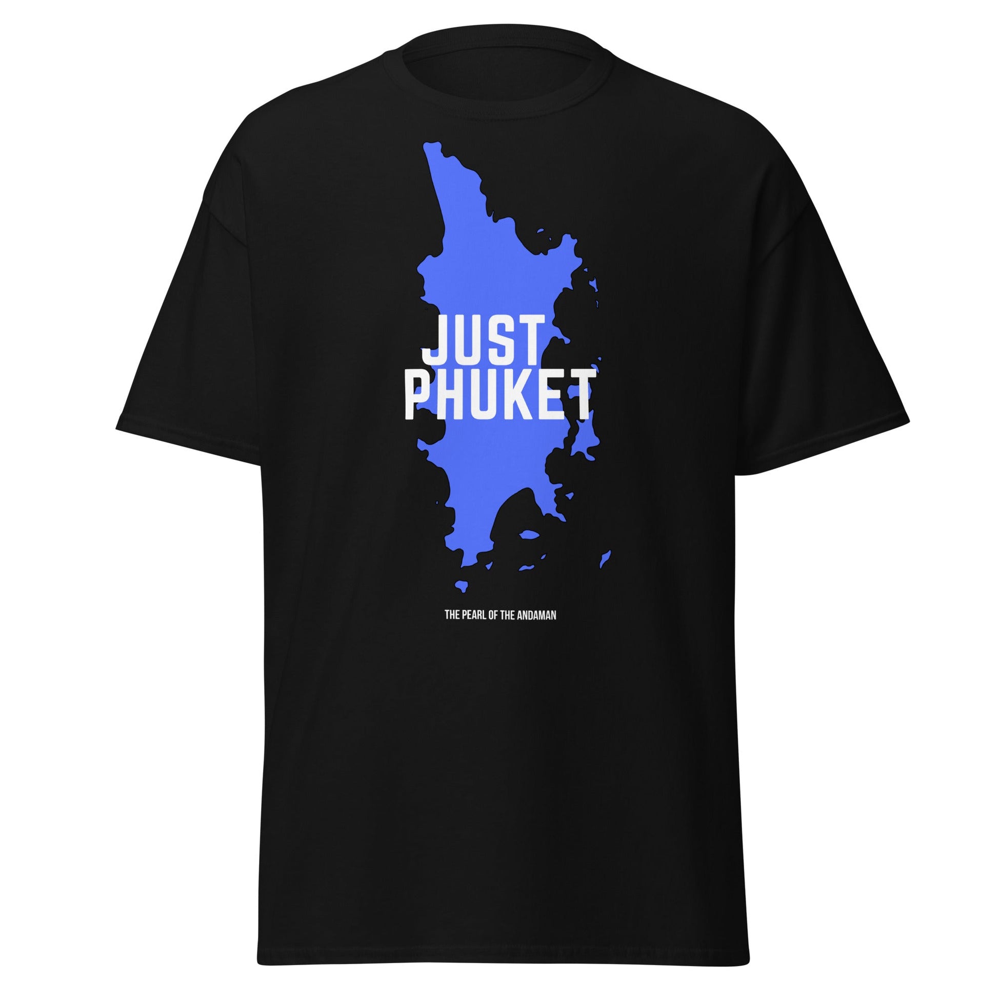 Just Phuket T-Shirt - Pearl of the Andaman Thailand Tee - Black - T-Shirts Online