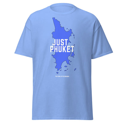 Just Phuket T-Shirt - Pearl of the Andaman Thailand Tee - Carolina Blue - T-Shirts Online