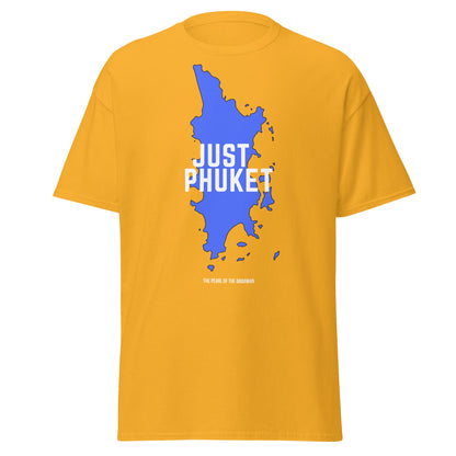 Just Phuket T-Shirt - Pearl of the Andaman Thailand Tee - Gold - T-Shirts Online