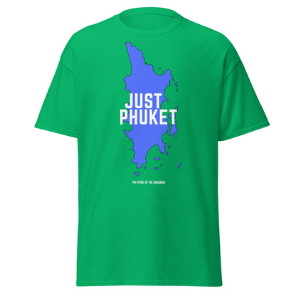 Just Phuket T-Shirt - Pearl of the Andaman Thailand Tee - Irish Green - T-Shirts Online