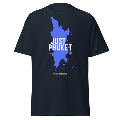 Just Phuket T-Shirt - Pearl of the Andaman Thailand Tee - Navy - T-Shirts Online