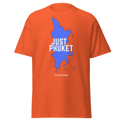 Just Phuket T-Shirt - Pearl of the Andaman Thailand Tee - Orange - T-Shirts Online