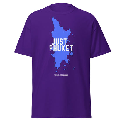 Just Phuket T-Shirt - Pearl of the Andaman Thailand Tee - Purple - T-Shirts Online