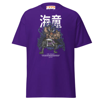 Kaido The Beast T-Shirt | Anime Inspired Tee - Purple - T-Shirts Online