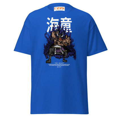 Kaido The Beast T-Shirt | Anime Inspired Tee - Royal - T-Shirts Online