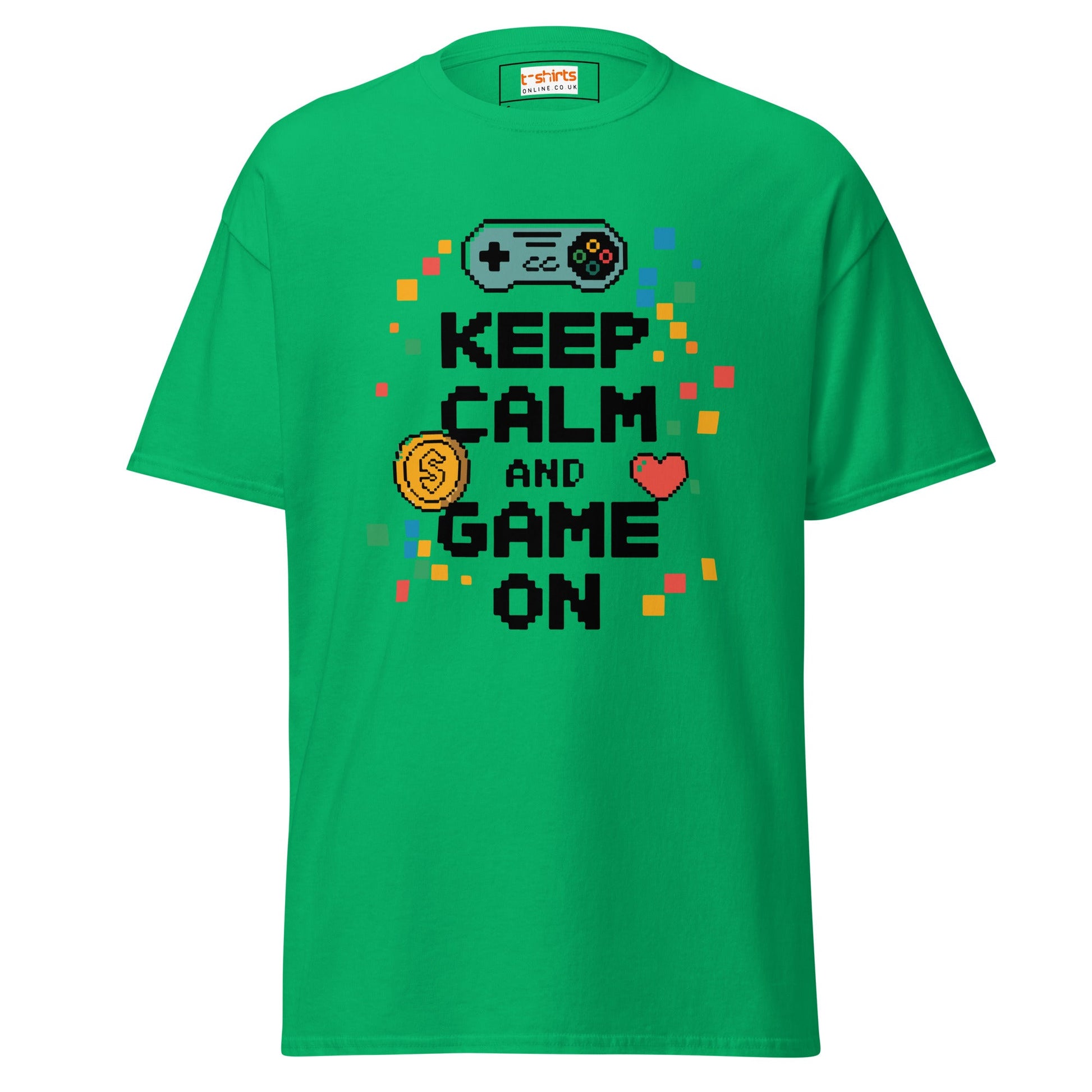 Keep Calm | Gaming T-Shirt - Irish Green - T-Shirts Online