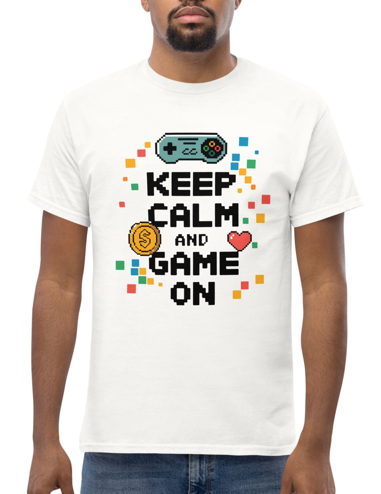 Keep Calm | Gaming T-Shirt - Cardinal - T-Shirts Online