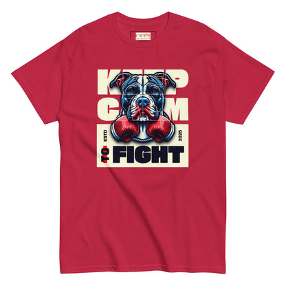 Keep Calm to Fight T-Shirt - Cardinal - T-Shirts Online