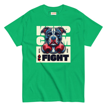 Keep Calm to Fight T-Shirt - Irish Green - T-Shirts Online
