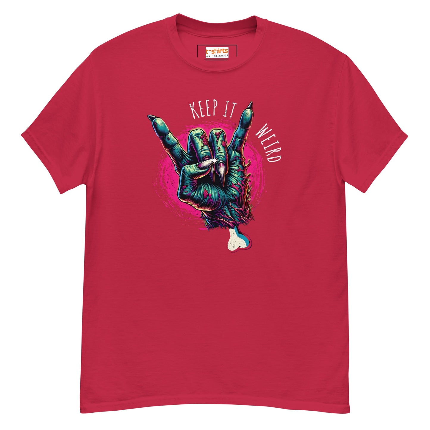 Keep it Weird T-Shirt | Graphic T-Shirt - Cardinal - T-Shirts Online