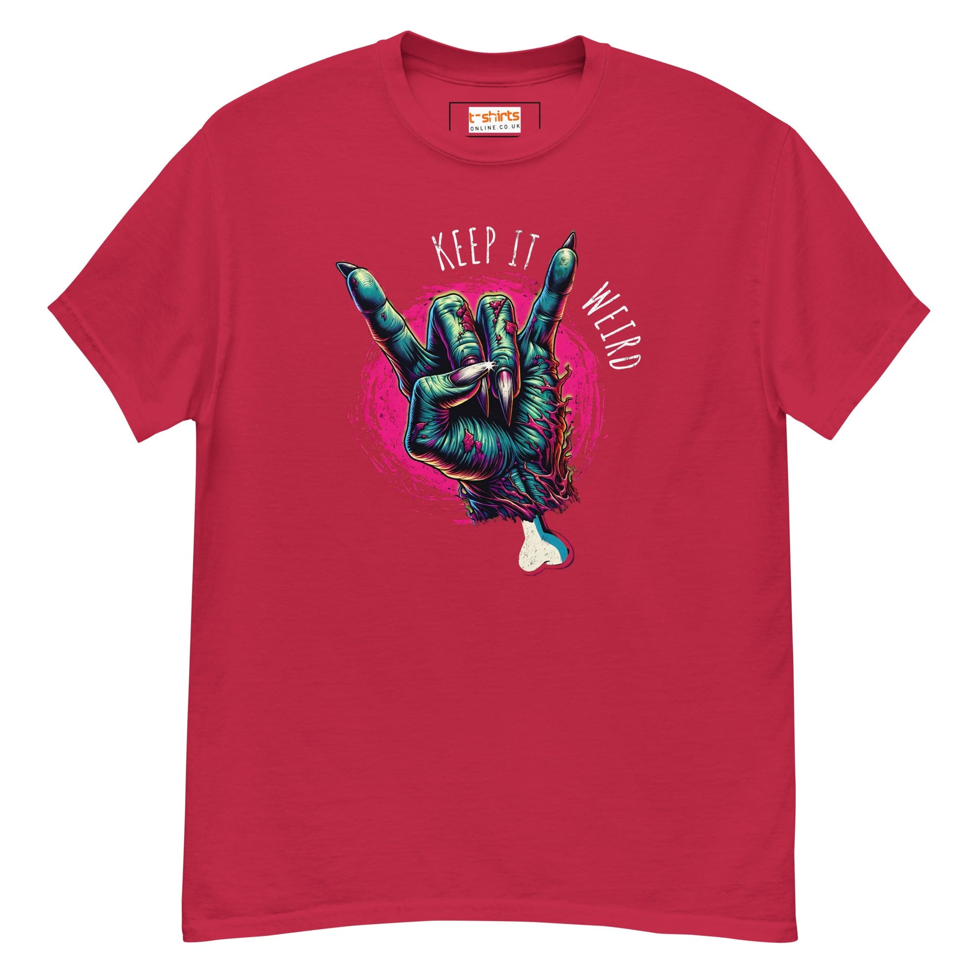 Keep it Weird T-Shirt | Graphic T-Shirt - Cardinal - T-Shirts Online