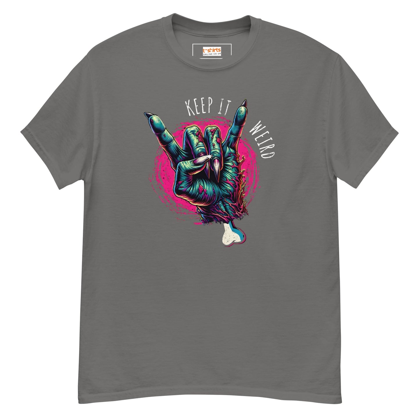Keep it Weird T-Shirt | Graphic T-Shirt - Charcoal - T-Shirts Online