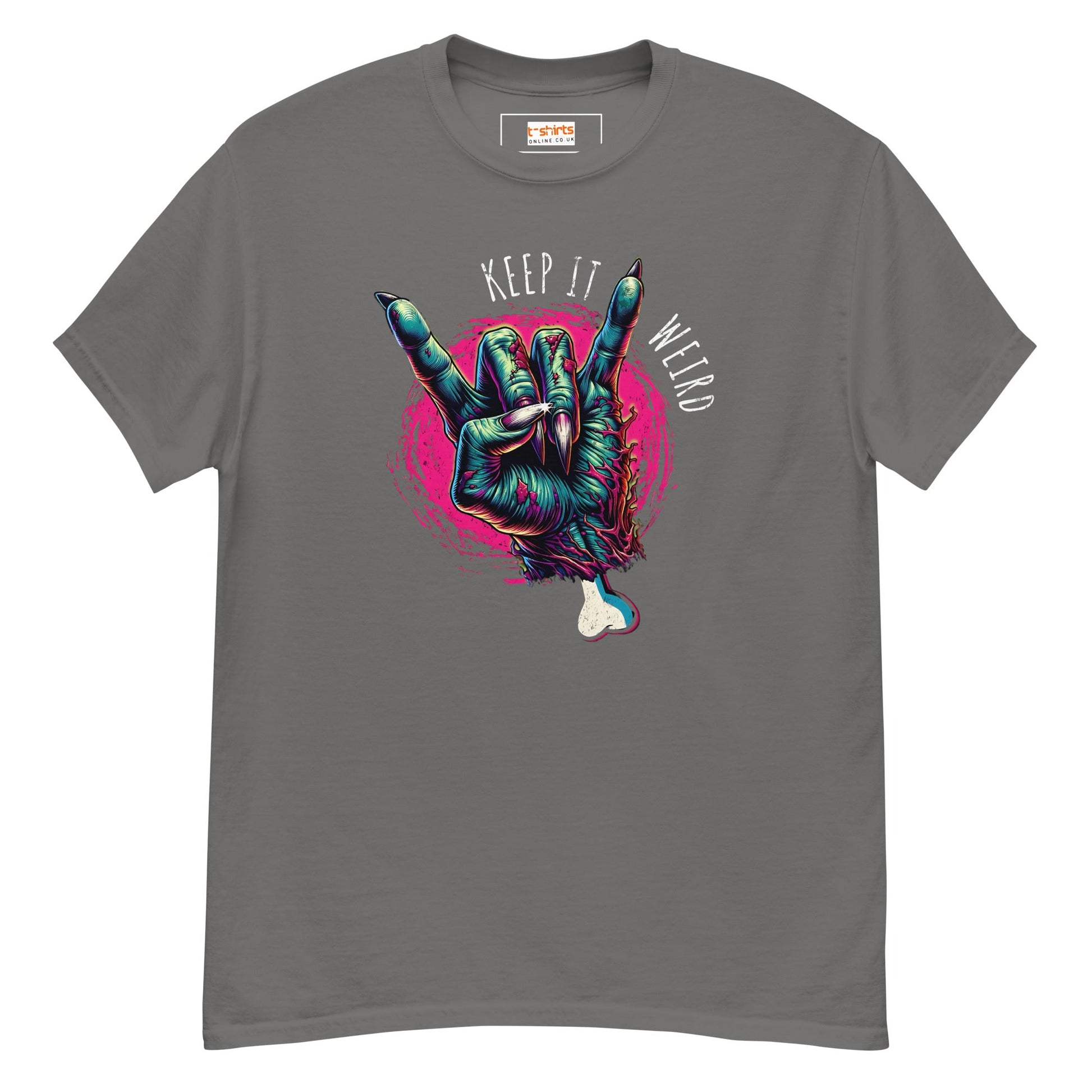 Keep it Weird T-Shirt | Graphic T-Shirt - Charcoal - T-Shirts Online