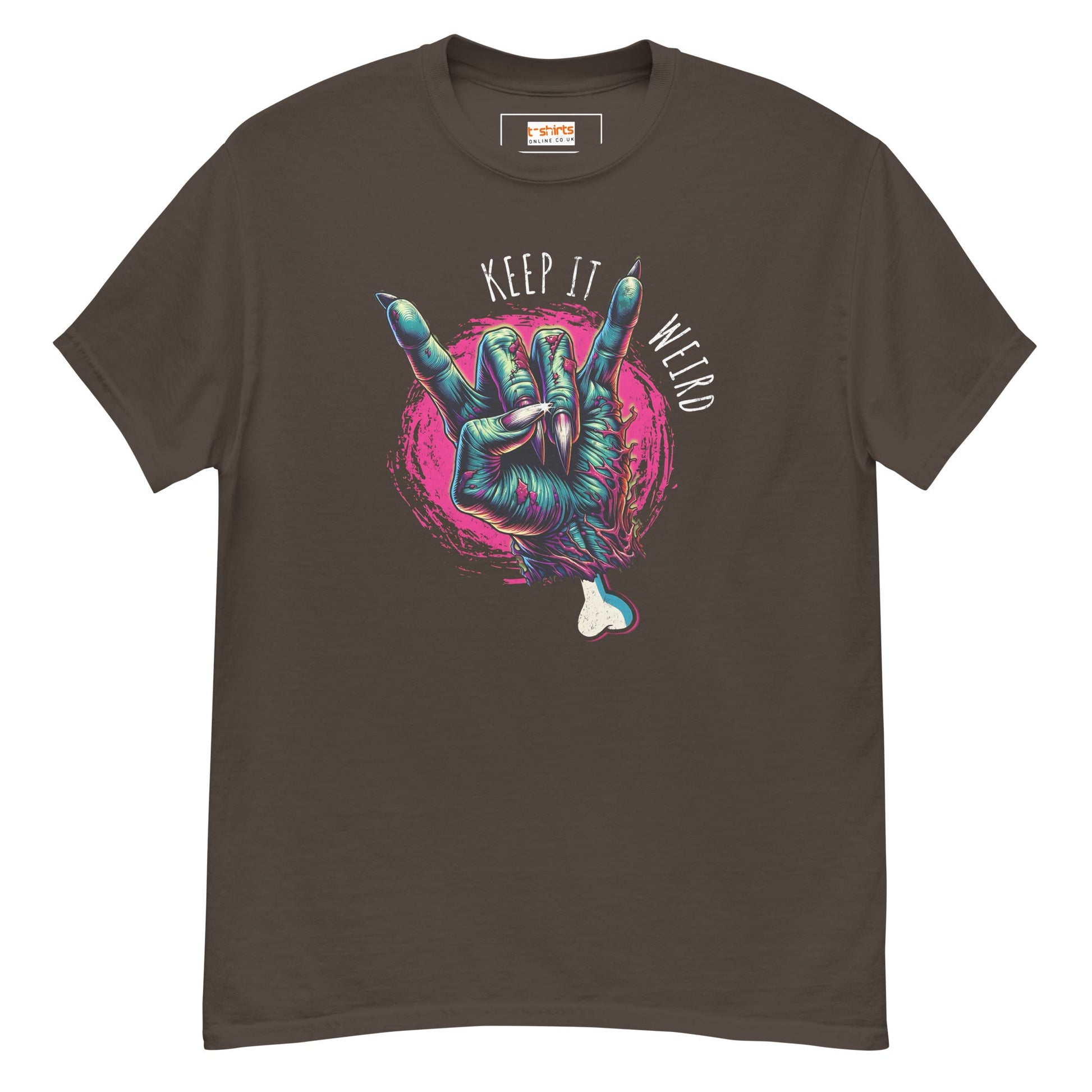 Keep it Weird T-Shirt | Graphic T-Shirt - Dark Chocolate - T-Shirts Online