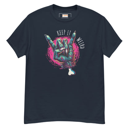 Keep it Weird T-Shirt | Graphic T-Shirt - Navy - T-Shirts Online
