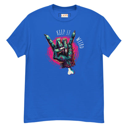 Keep it Weird T-Shirt | Graphic T-Shirt - Royal - T-Shirts Online