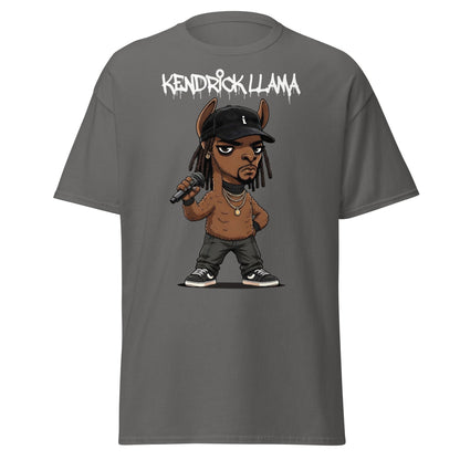 Kendrick Llama Funny Hip Hop Parody T-Shirt - Charcoal - T-Shirts Online