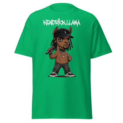 Kendrick Llama Funny Hip Hop Parody T-Shirt - Irish Green - T-Shirts Online