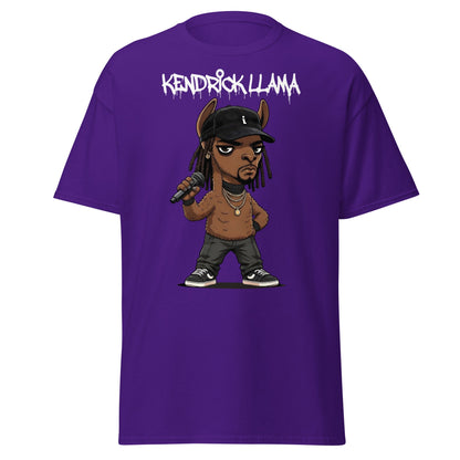 Kendrick Llama Funny Hip Hop Parody T-Shirt - Purple - T-Shirts Online
