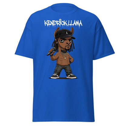 Kendrick Llama Funny Hip Hop Parody T-Shirt - Royal - T-Shirts Online