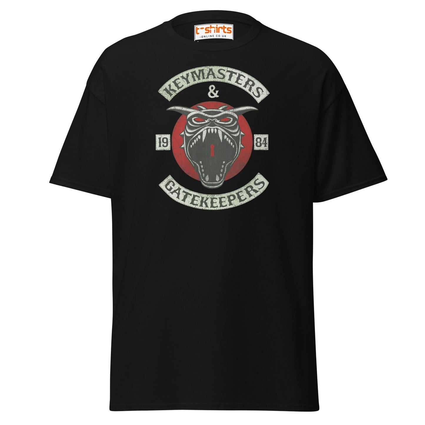 Keymasters & Gatekeepers T-Shirt | Retro 1984 Tee - Black - T-Shirts Online