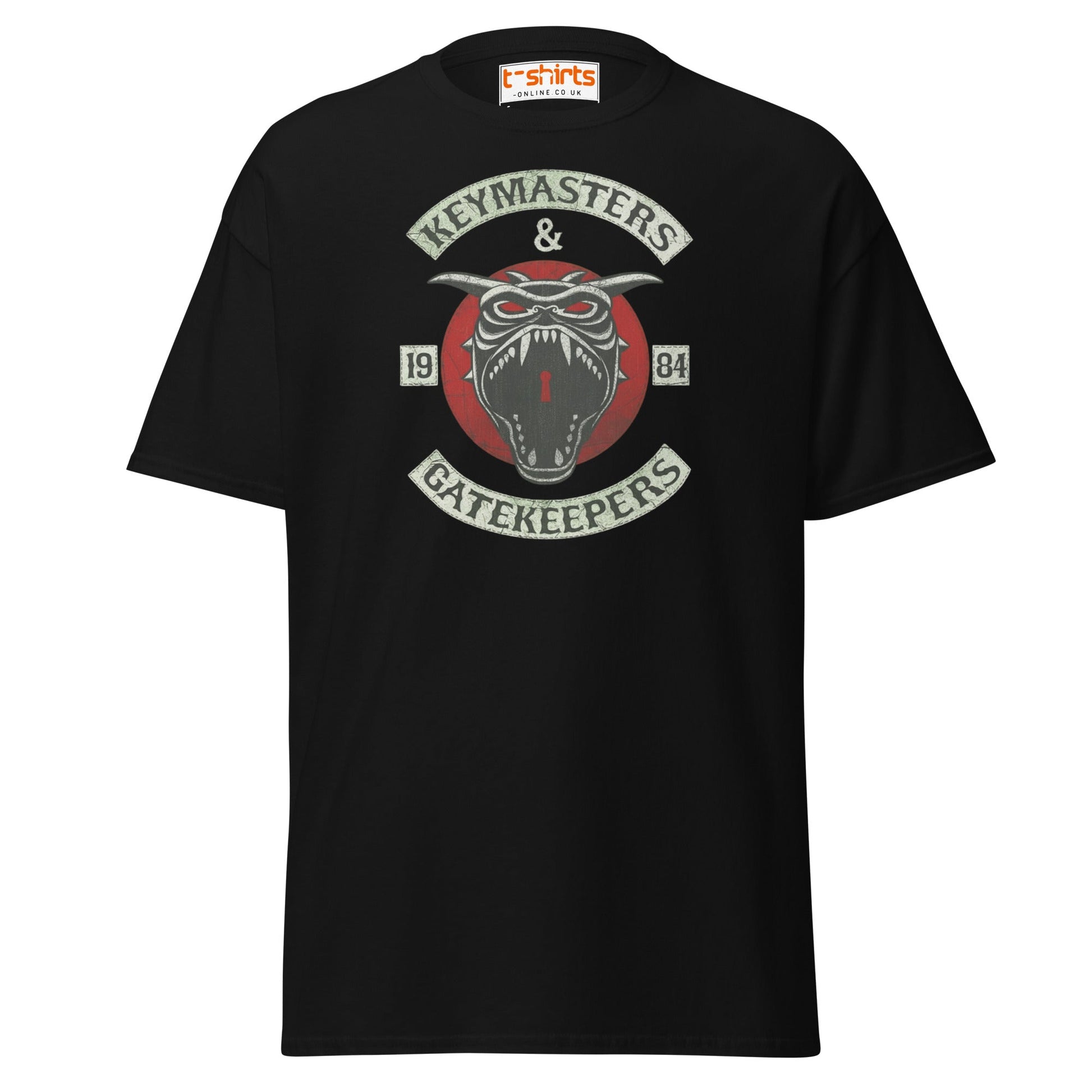 Keymasters & Gatekeepers T-Shirt | Retro 1984 Tee - Black - T-Shirts Online
