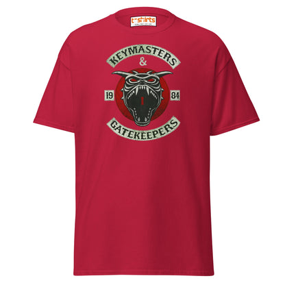 Keymasters & Gatekeepers T-Shirt | Retro 1984 Tee - Cardinal - T-Shirts Online
