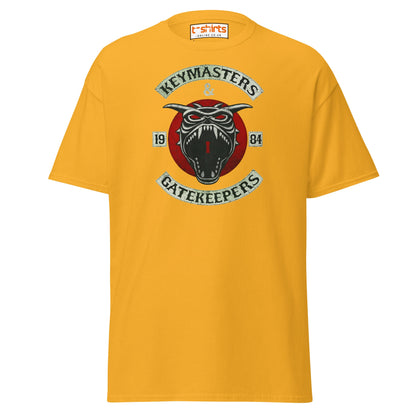 Keymasters & Gatekeepers T-Shirt | Retro 1984 Tee - Gold - T-Shirts Online