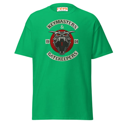 Keymasters & Gatekeepers T-Shirt | Retro 1984 Tee - Irish Green - T-Shirts Online