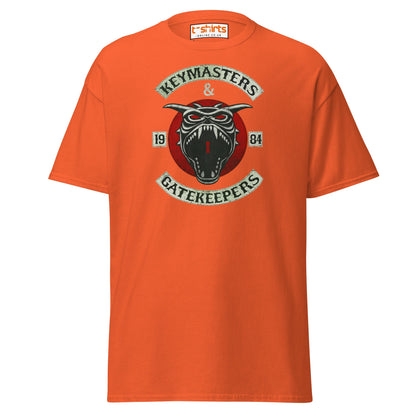 Keymasters & Gatekeepers T-Shirt | Retro 1984 Tee - Orange - T-Shirts Online