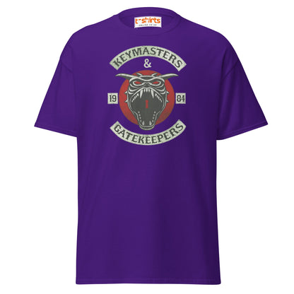Keymasters & Gatekeepers T-Shirt | Retro 1984 Tee - Purple - T-Shirts Online