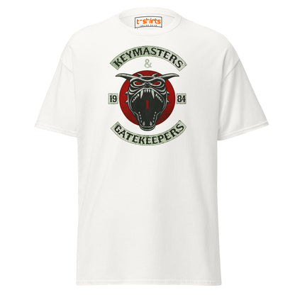 Keymasters & Gatekeepers T-Shirt | Retro 1984 Tee - White - T-Shirts Online