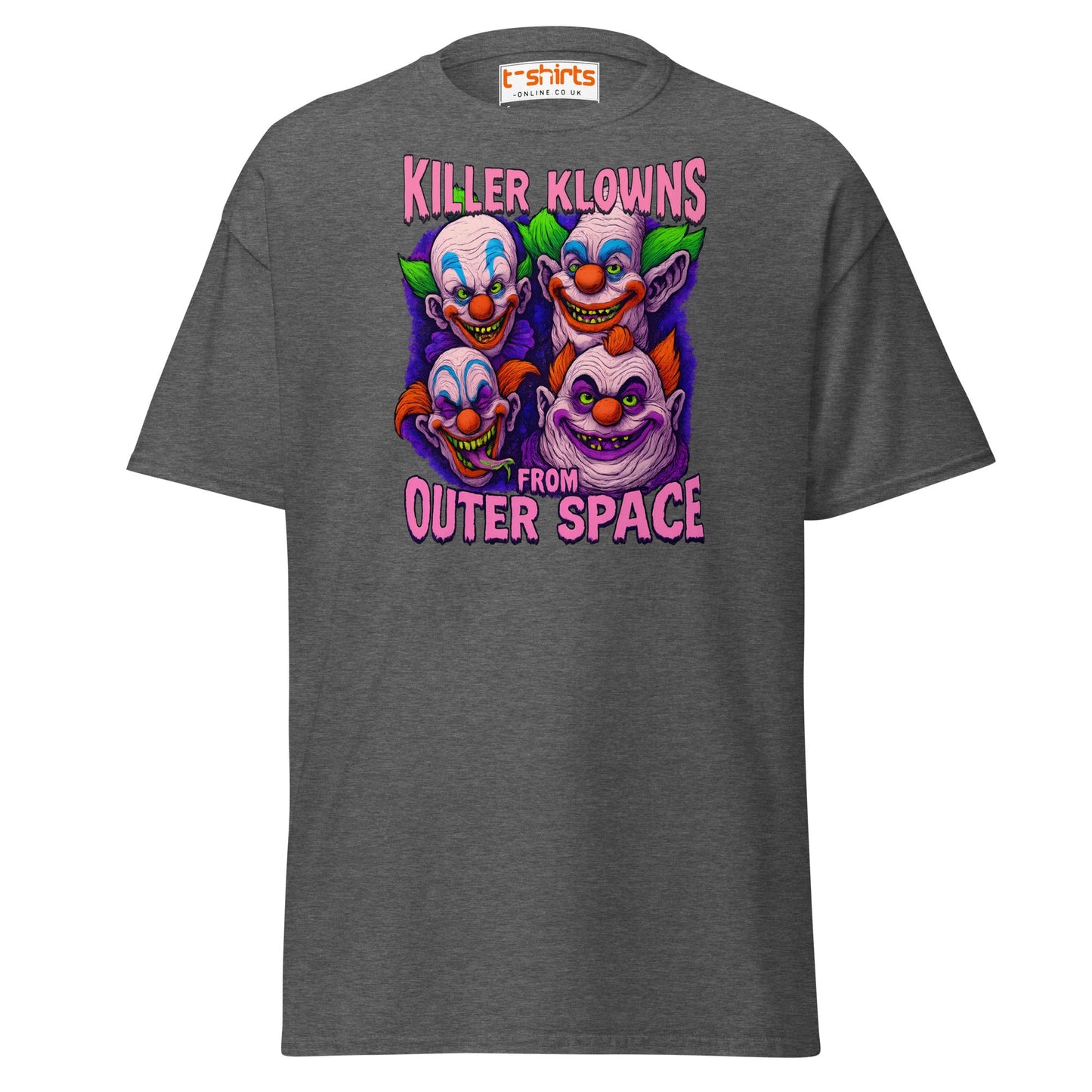 Killer Klowns from Outer Space Tee - Dark Heather - T-Shirts Online