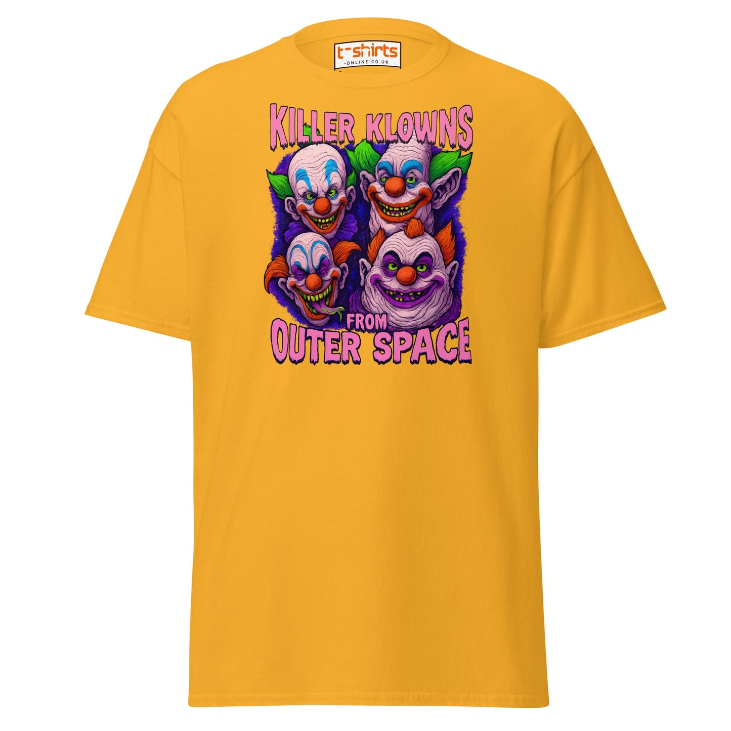 Killer Klowns from Outer Space Tee - Gold - T-Shirts Online