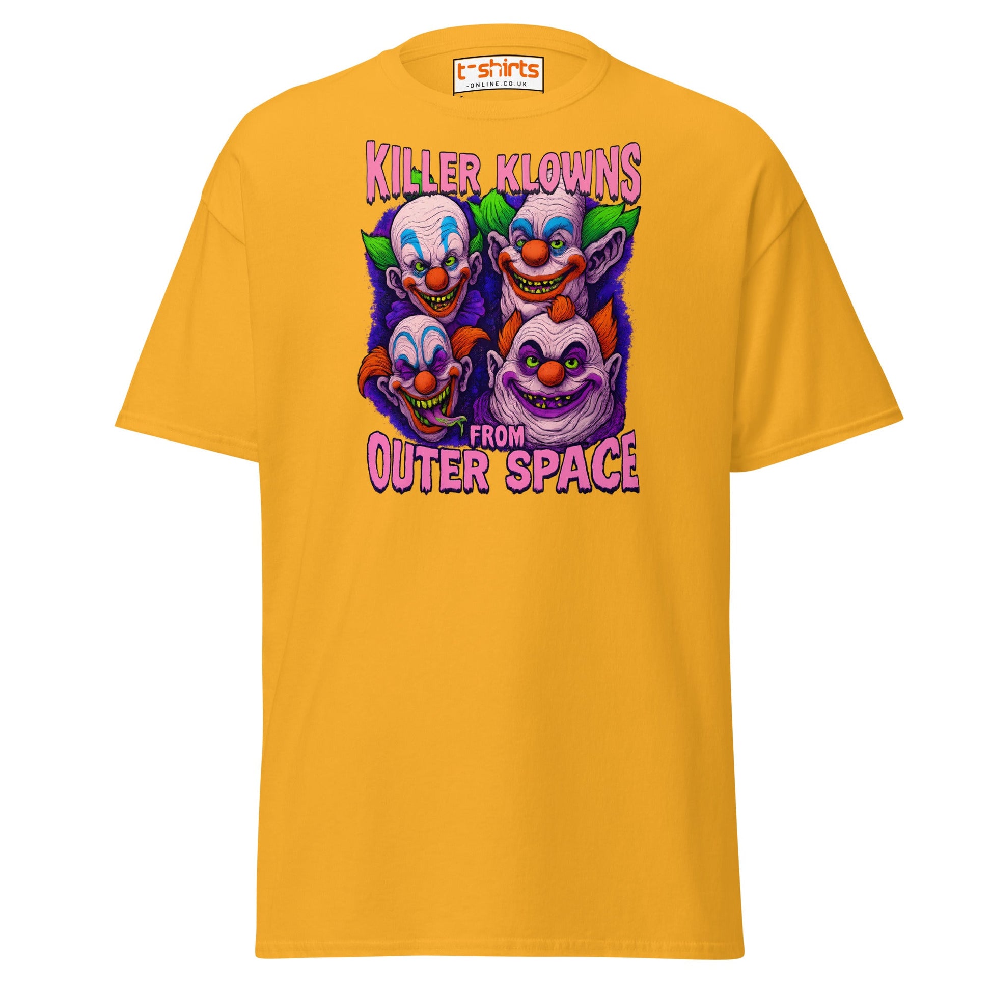 Killer Klowns from Outer Space Tee - Gold - T-Shirts Online