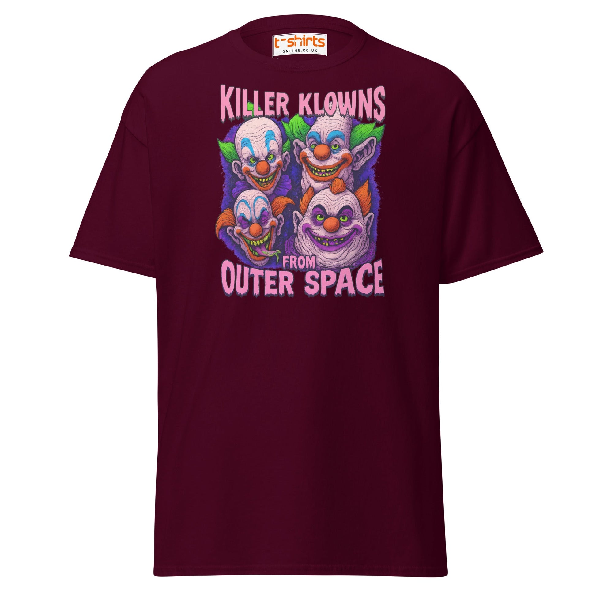 Killer Klowns from Outer Space Tee - Maroon - T-Shirts Online