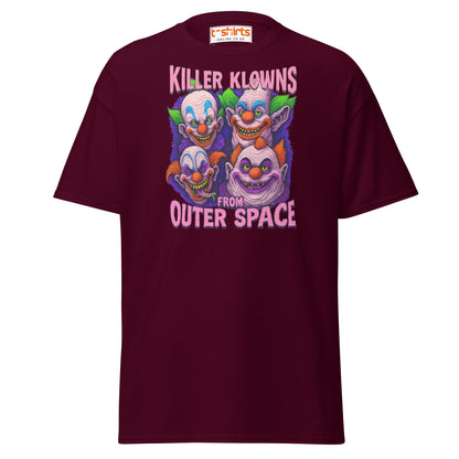 Killer Klowns from Outer Space Tee - Maroon - T-Shirts Online