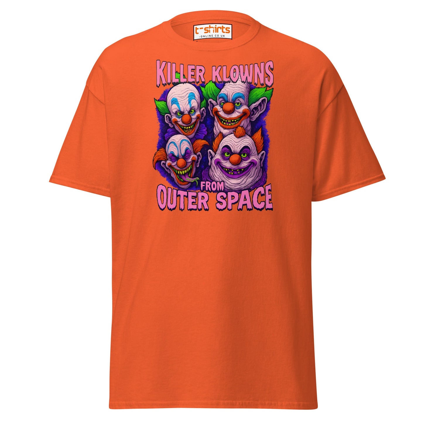 Killer Klowns from Outer Space Tee - Orange - T-Shirts Online