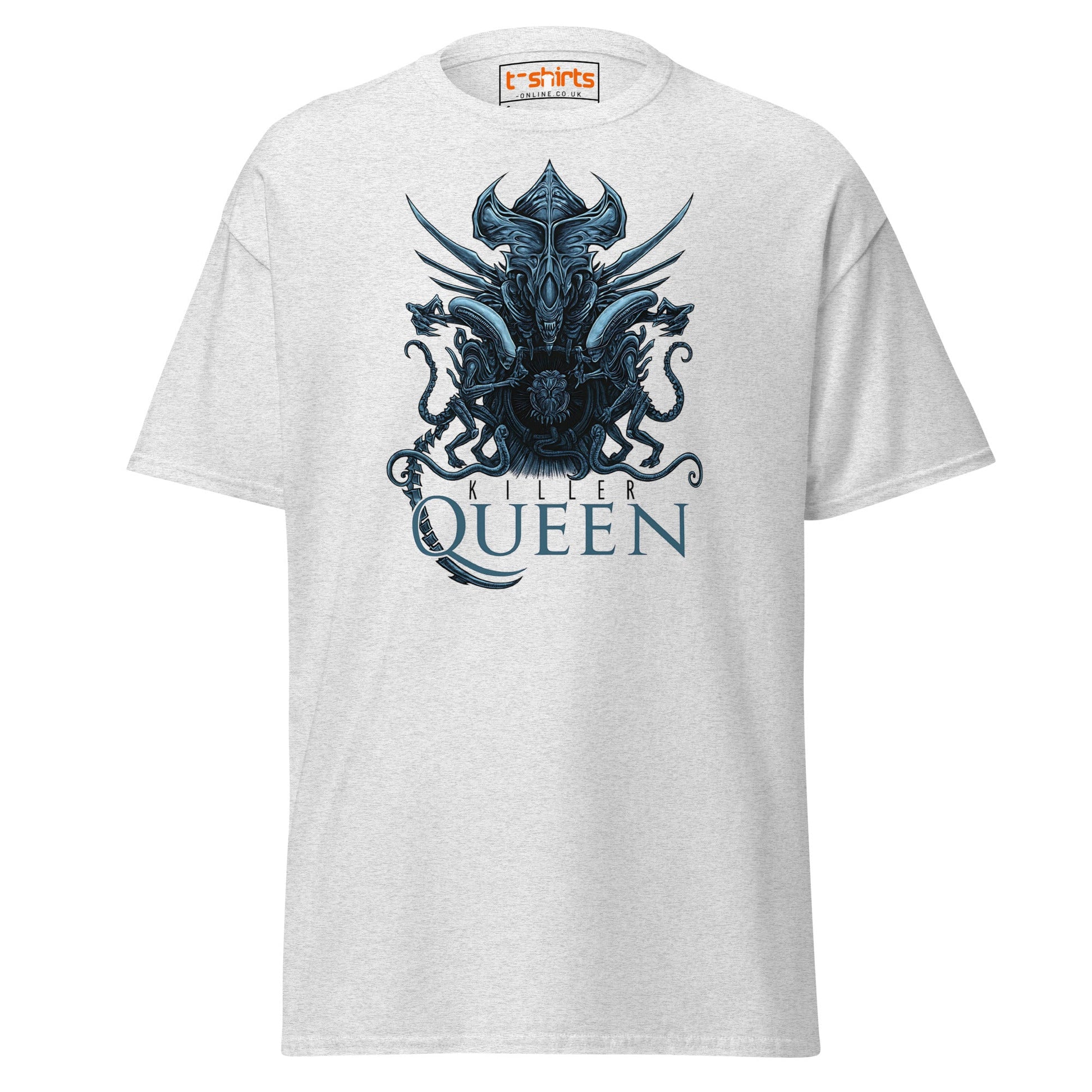 Killer Queen T-Shirt – Sci - Fi Alien Inspired Tee - Ash - T-Shirts Online