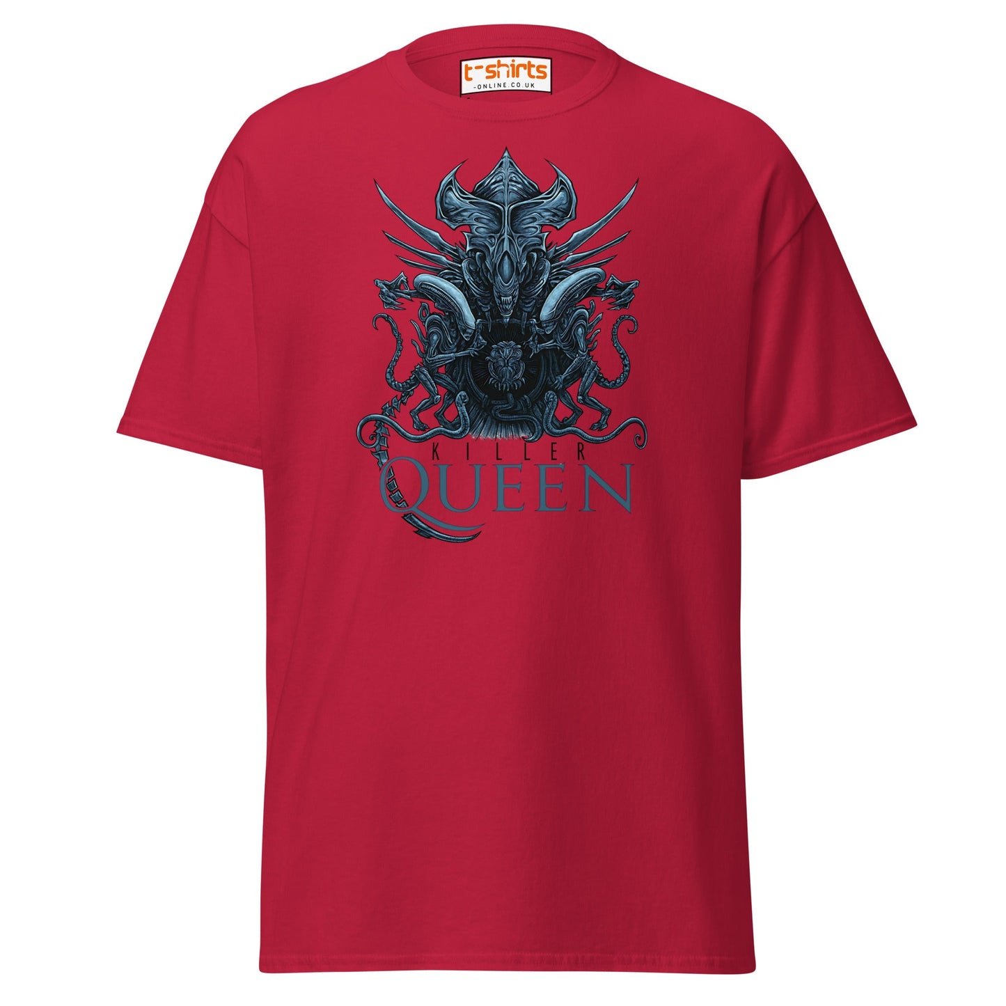 Killer Queen T-Shirt – Sci - Fi Alien Inspired Tee - Cardinal - T-Shirts Online