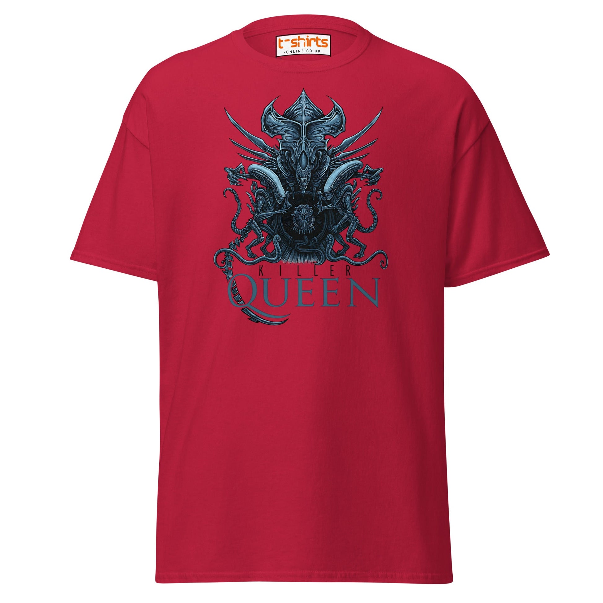Killer Queen T-Shirt – Sci - Fi Alien Inspired Tee - Cardinal - T-Shirts Online