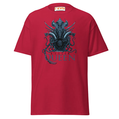 Killer Queen T-Shirt – Sci - Fi Alien Inspired Tee - Cardinal - T-Shirts Online