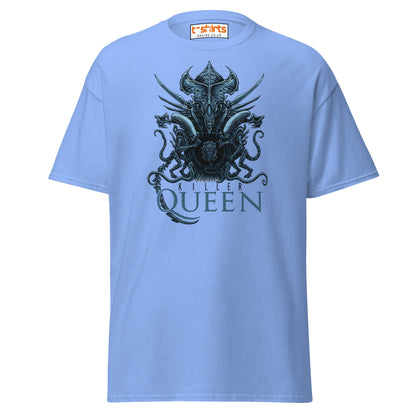 Killer Queen T-Shirt – Sci - Fi Alien Inspired Tee - Carolina Blue - T-Shirts Online