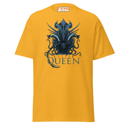 Killer Queen T-Shirt – Sci - Fi Alien Inspired Tee - Gold - T-Shirts Online