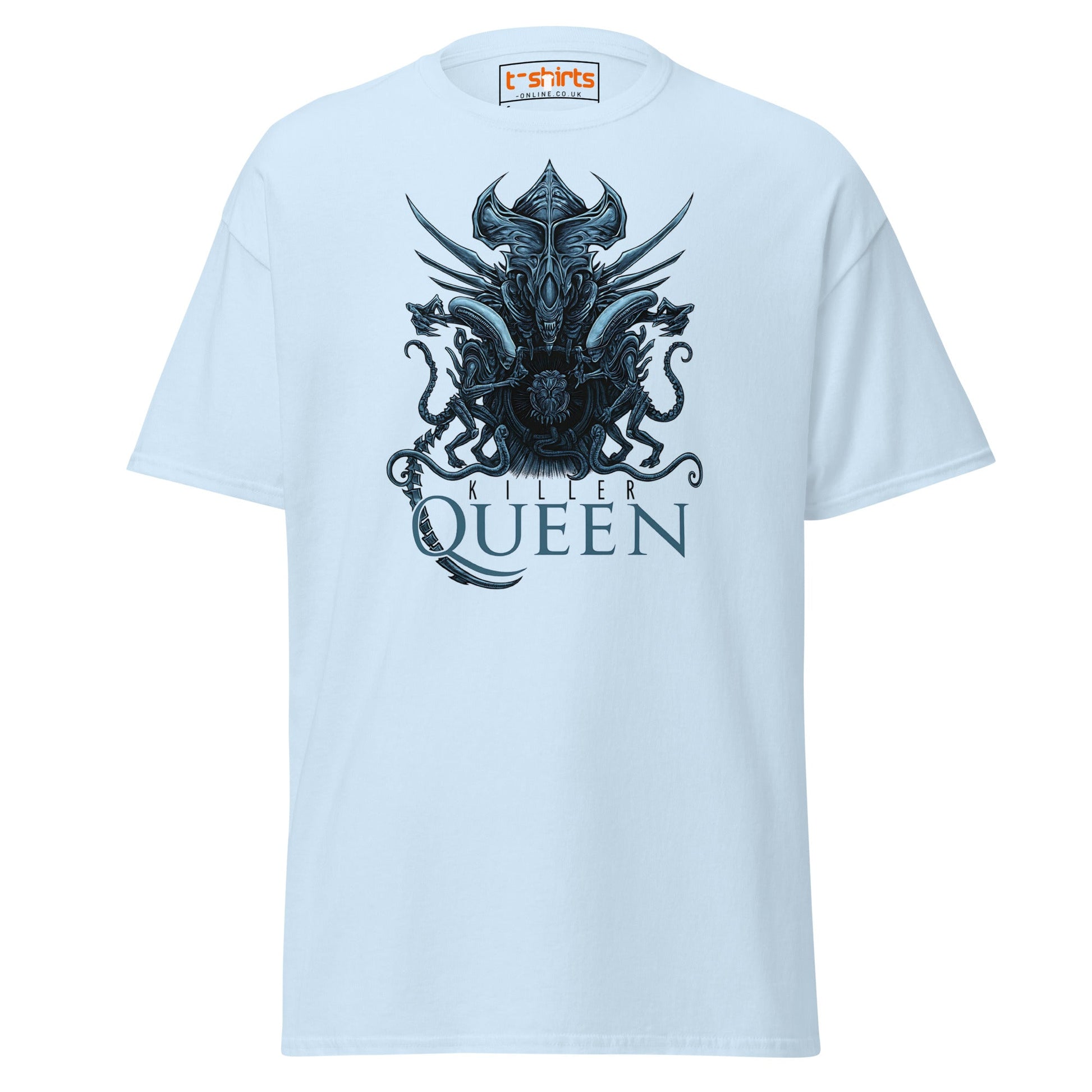 Killer Queen T-Shirt – Sci - Fi Alien Inspired Tee - Light Blue - T-Shirts Online