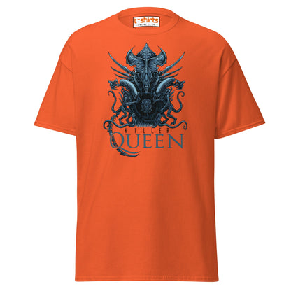 Killer Queen T-Shirt – Sci - Fi Alien Inspired Tee - Orange - T-Shirts Online