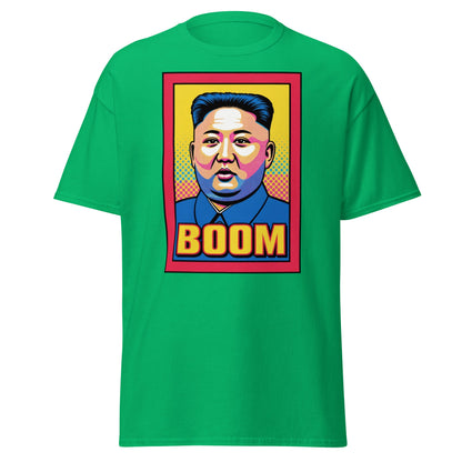 Kim Jong Un Boom Pop Art T-Shirt - Irish Green - T-Shirts Online